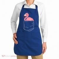 Cute Adorable Mini Flamingo in Pocket Apron thumb 2