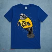 Come At Me Bro Manatee With Yellow Top T-Shirt thumb 5