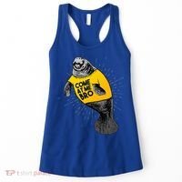 Come At Me Bro Manatee With Yellow Top Women's Tank Top thumb 0