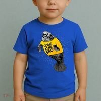 Come At Me Bro Manatee With Yellow Top Toddler T-Shirt thumb 2