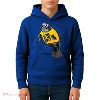 Come At Me Bro Manatee With Yellow Top Kids Hoodie thumb 4