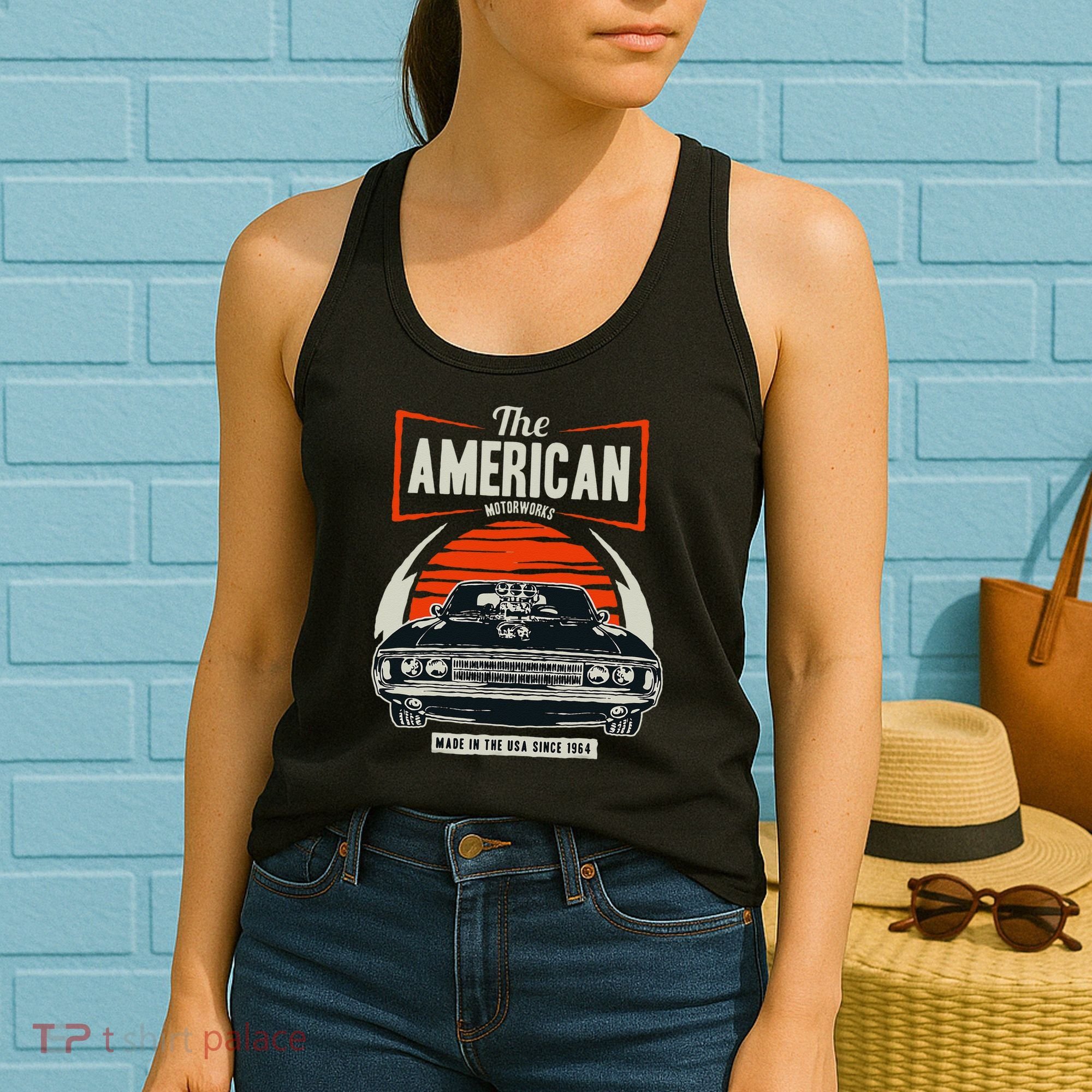Classic American Muscle Cars Novelty Women's Tank Top