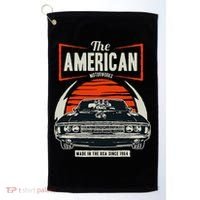 Classic American Muscle Cars Novelty Golf Towel thumb 0