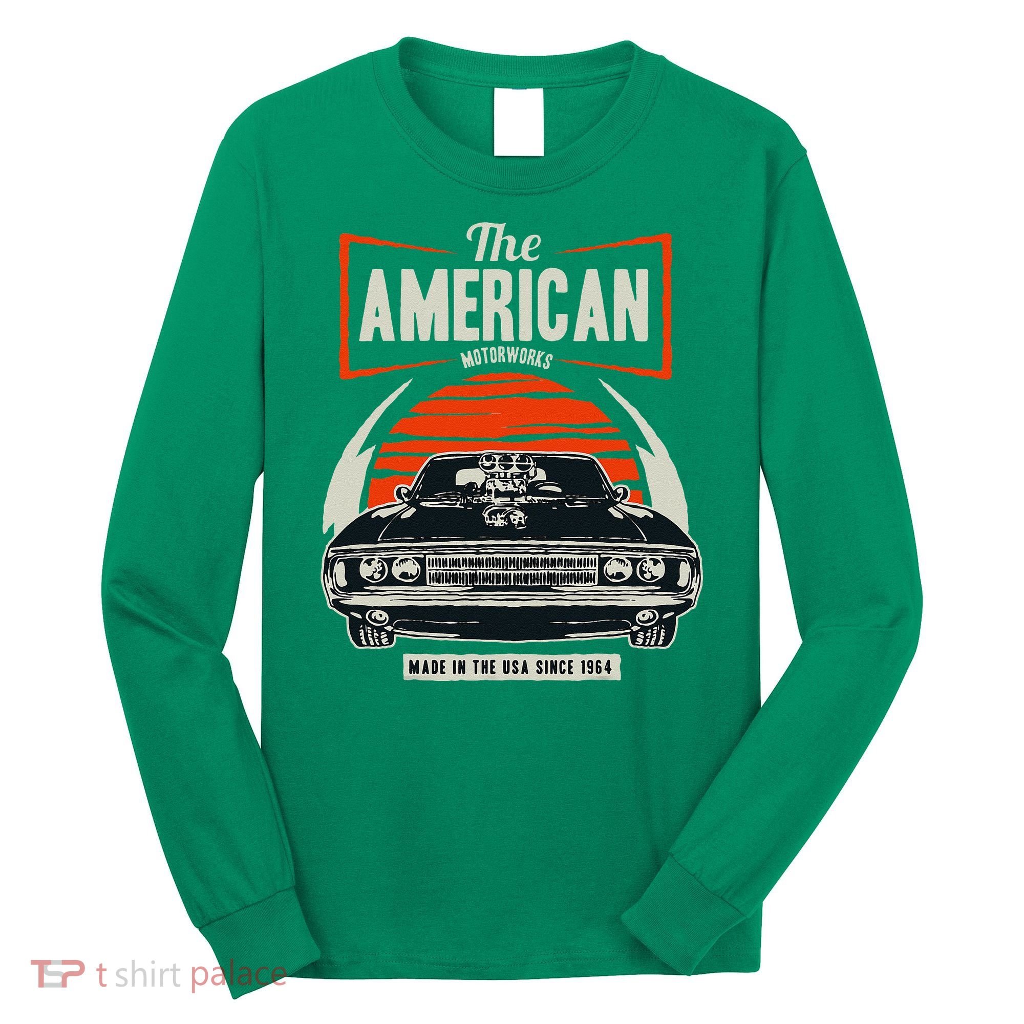 Classic American Muscle Cars Novelty Long Sleeve Shirt