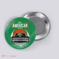 Classic American Muscle Cars Novelty Button thumb 0