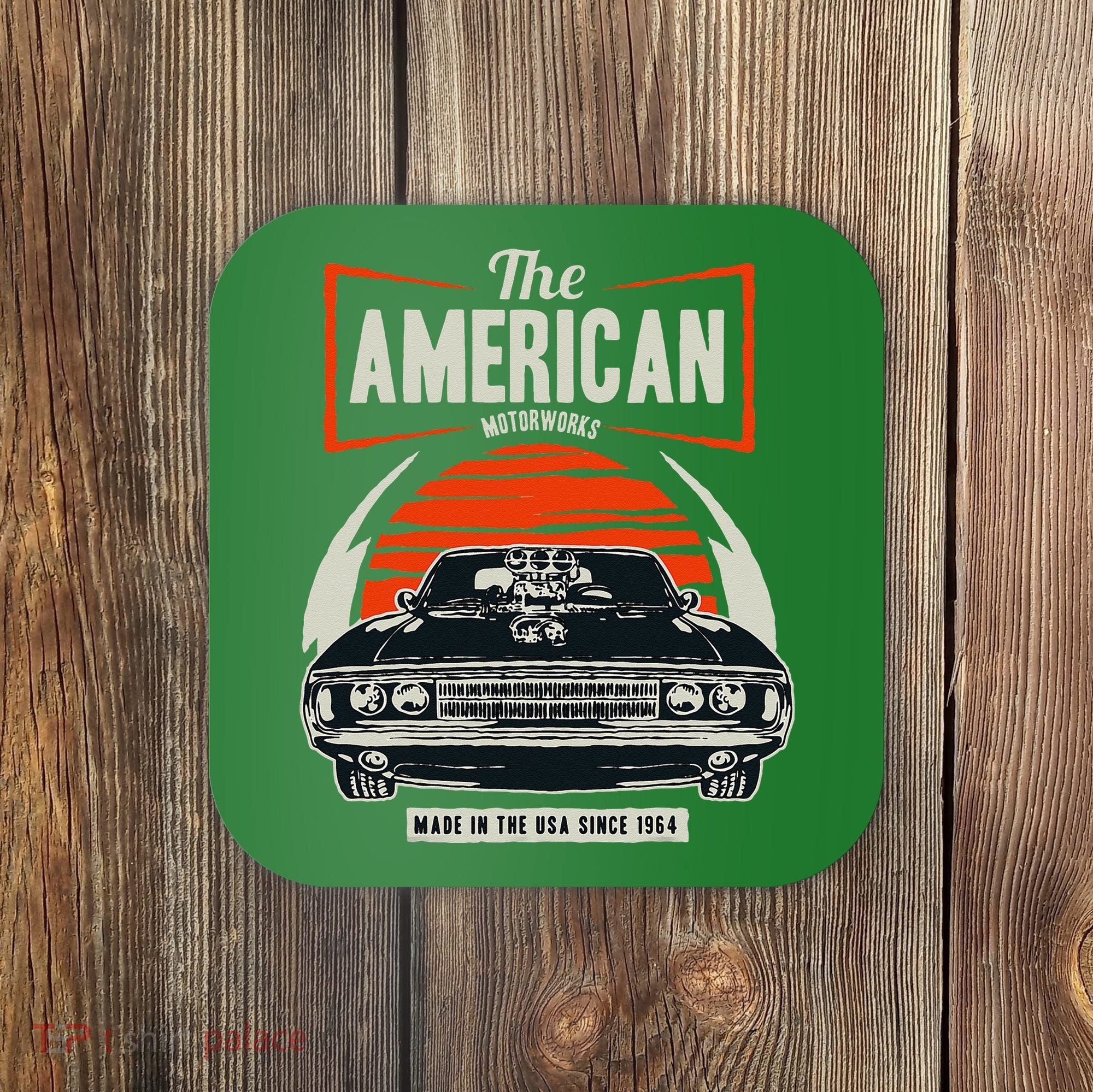Classic American Muscle Cars Novelty Coaster