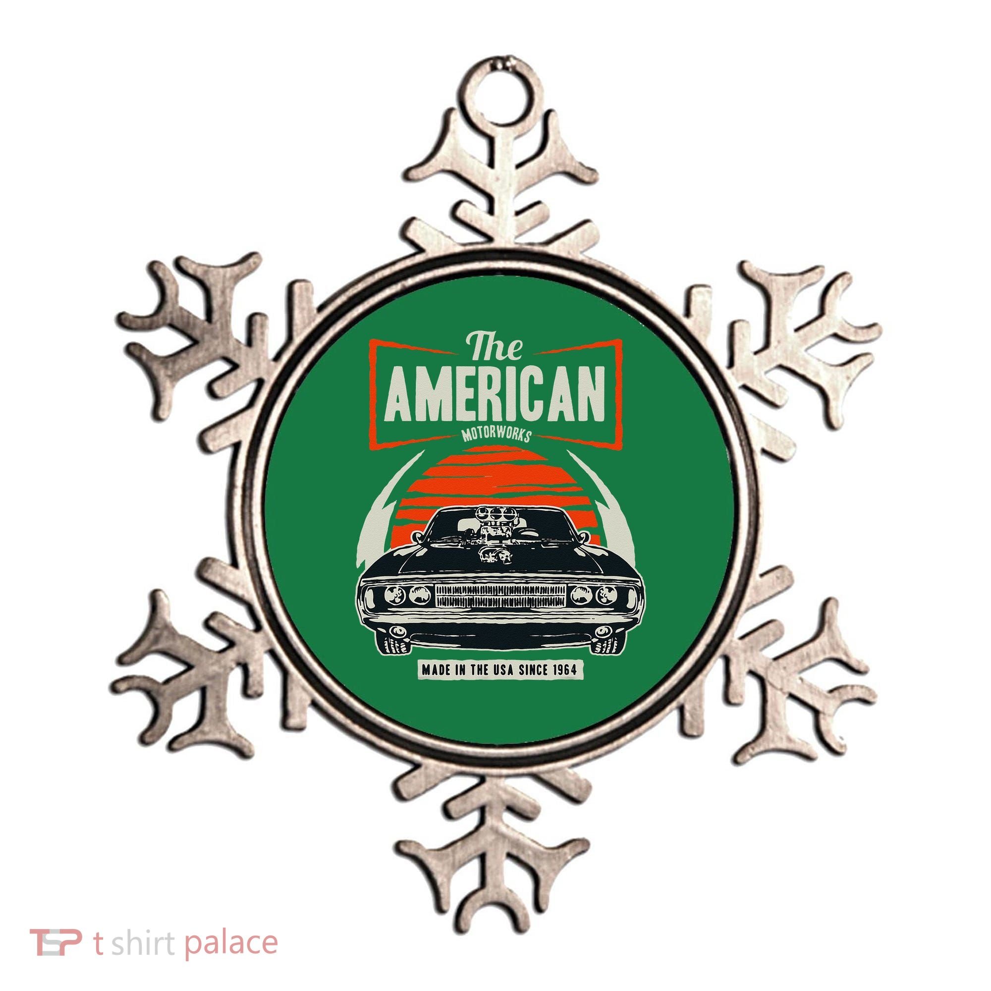 Classic American Muscle Cars Novelty Ornament