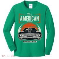 Classic American Muscle Cars Novelty Kids Long Sleeve Shirt thumb 0