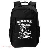 Cigars Are My Therapy Cigars Smoker Smiking Cigar Gift Backpack thumb 0
