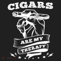 Cigars Are My Therapy Cigars Smoker Smiking Cigar Gift Hat thumb 2