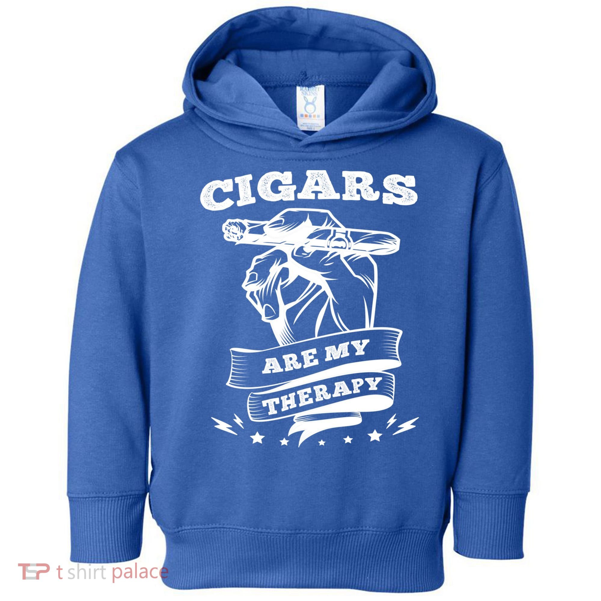 Cigars Are My Therapy Cigars Smoker Smiking Cigar Gift Toddler Hoodie