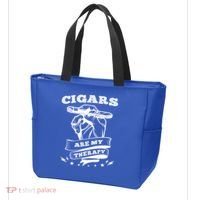 Cigars Are My Therapy Cigars Smoker Smiking Cigar Gift Tote Bag thumb 3