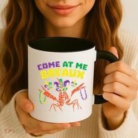 Come At Me Breaux Crawfish Beads Funny Mardi Gras Carnival (1) Coffee Mug thumb 3