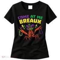 Come At Me Breaux Crawfish Beads Funny Mardi Gras Carnival (1) Women's T-Shirt thumb 0