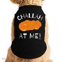 Challah at Me Rosh Hashanah Jewish Hanukkah Doggie Tank thumb 0