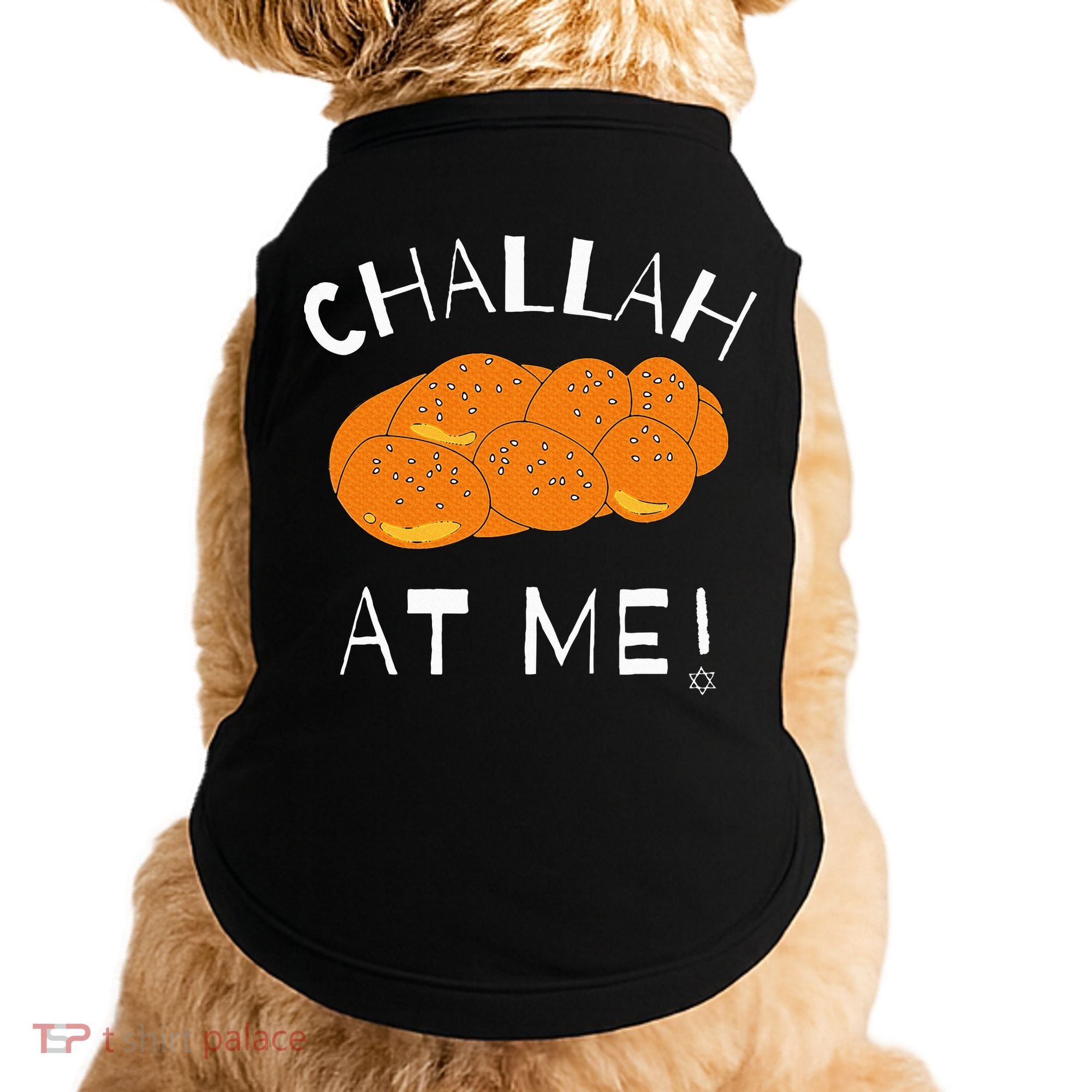 Challah at Me Rosh Hashanah Jewish Hanukkah Doggie Tank