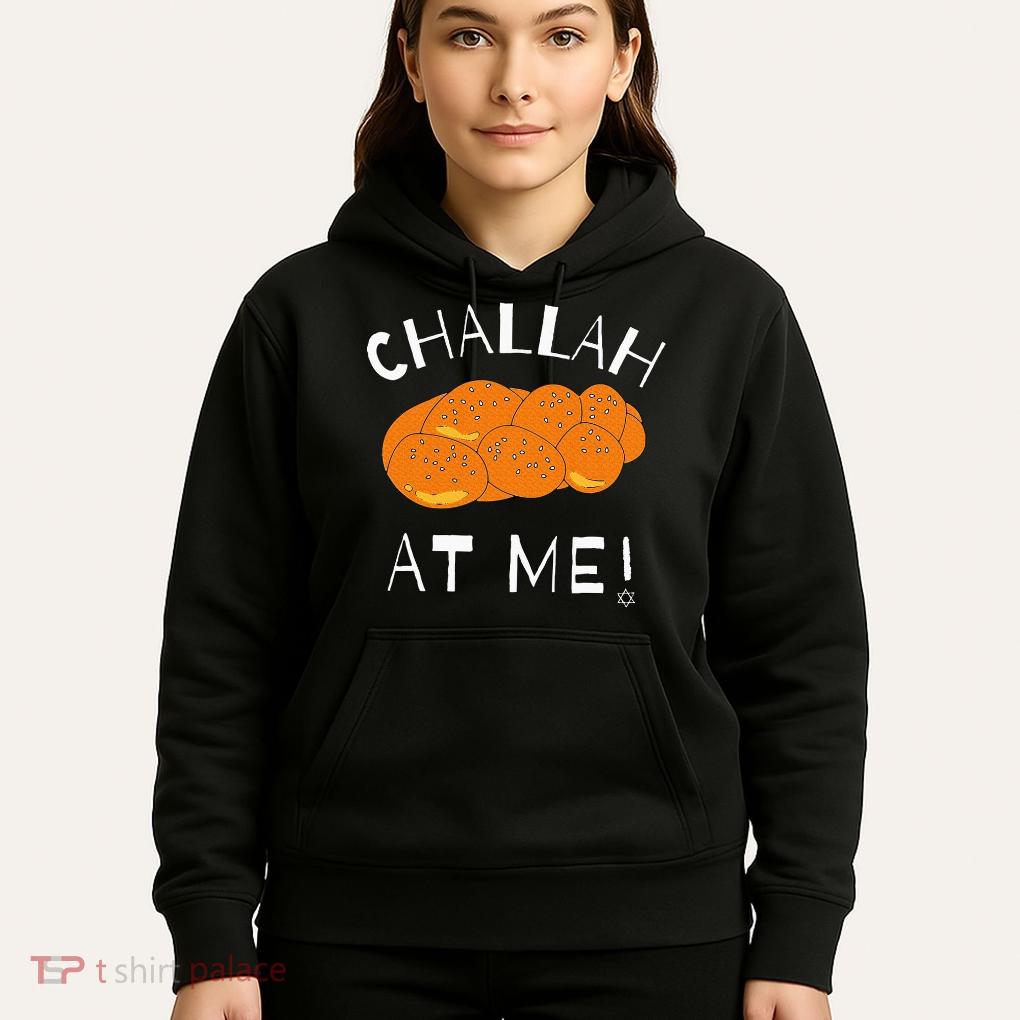 Challah at Me Rosh Hashanah Jewish Hanukkah Hoodie