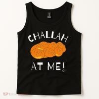Challah at Me Rosh Hashanah Jewish Hanukkah Tank Top thumb 2