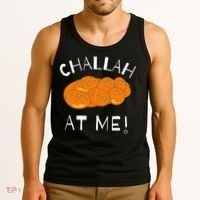 Challah at Me Rosh Hashanah Jewish Hanukkah Tank Top thumb 3