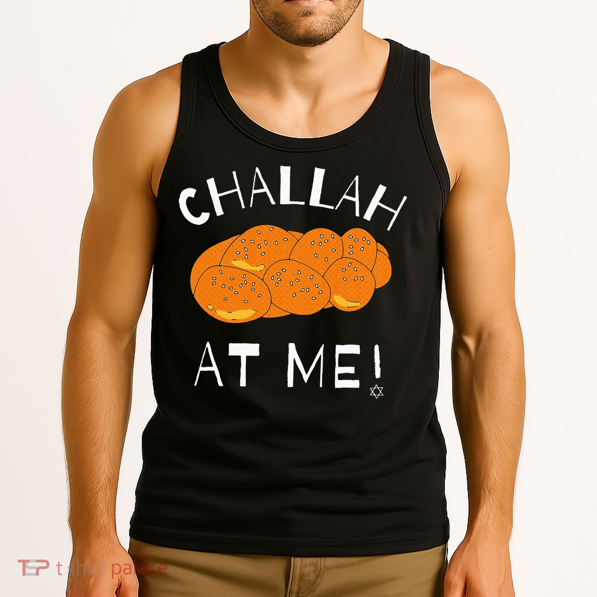 Challah at Me Rosh Hashanah Jewish Hanukkah Tank Top