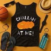 Challah at Me Rosh Hashanah Jewish Hanukkah Tank Top thumb 4