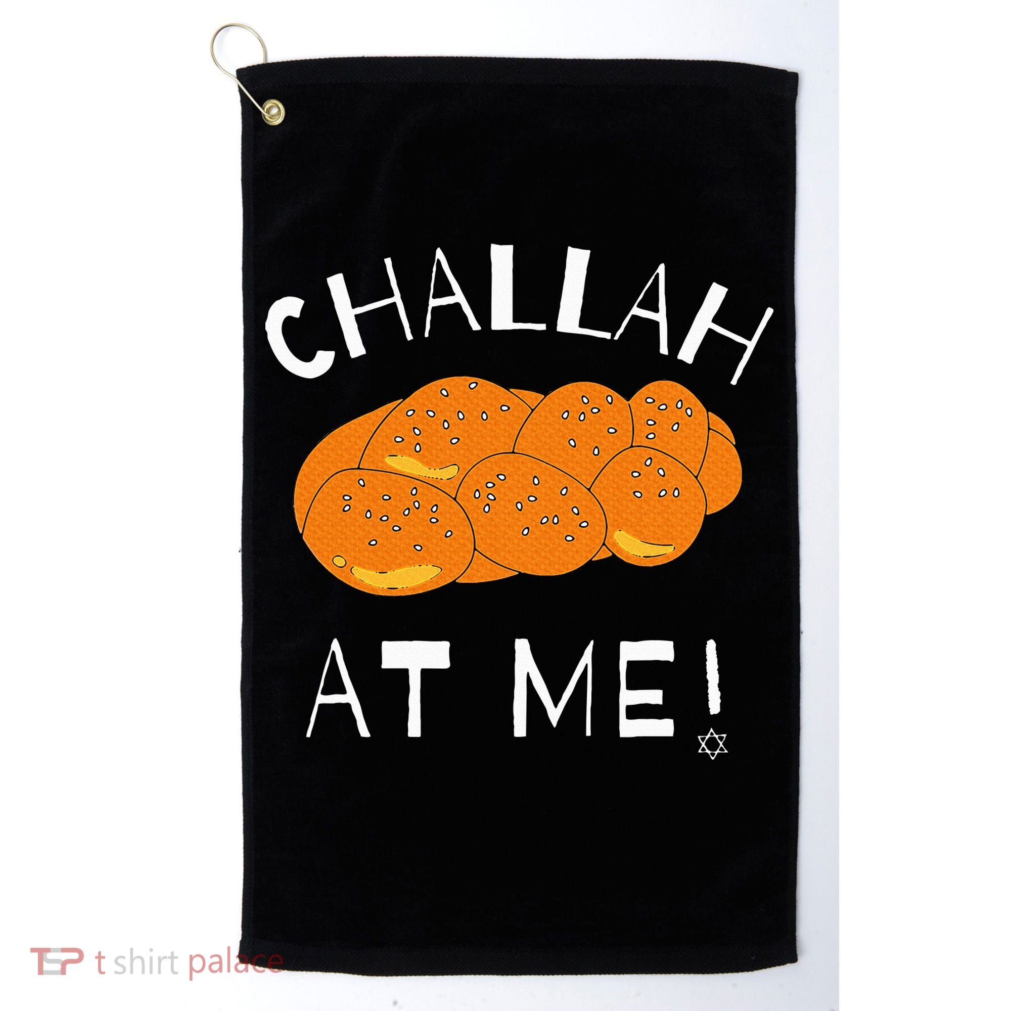 Challah at Me Rosh Hashanah Jewish Hanukkah Golf Towel