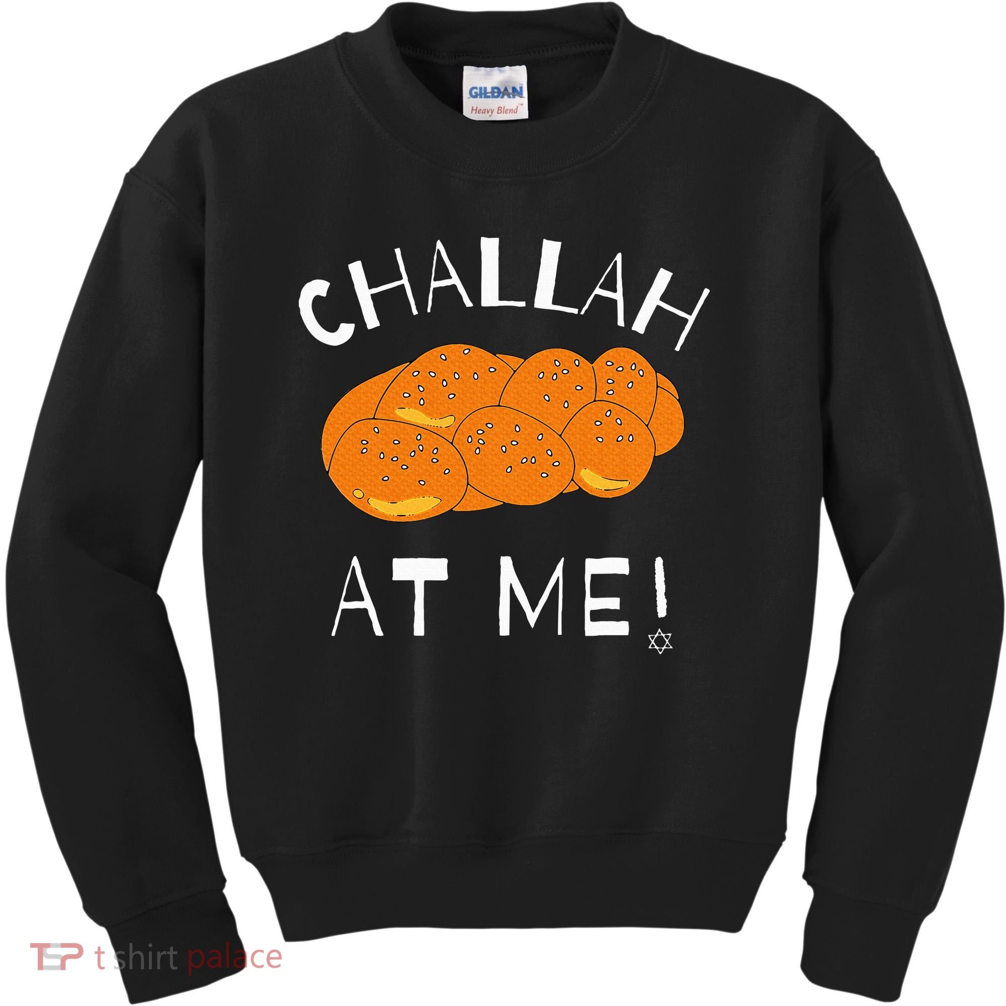 Challah at Me Rosh Hashanah Jewish Hanukkah Kids Sweatshirt
