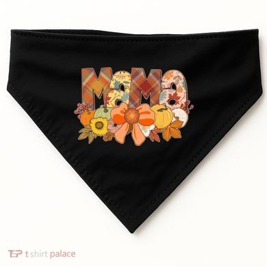 Cute Autumn Mama Fall Lover USA-Made Doggie Bandana