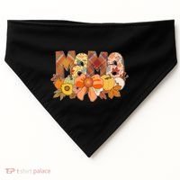 Cute Autumn Mama Fall Lover USA-Made Doggie Bandana thumb 0