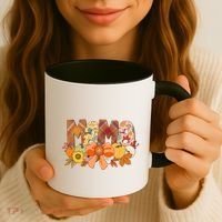Cute Autumn Mama Fall Lover Coffee Mug thumb 3
