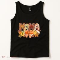 Cute Autumn Mama Fall Lover Tank Top thumb 2
