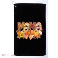 Cute Autumn Mama Fall Lover Golf Towel thumb 0