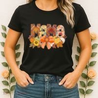 Cute Autumn Mama Fall Lover Women's T-Shirt thumb 2