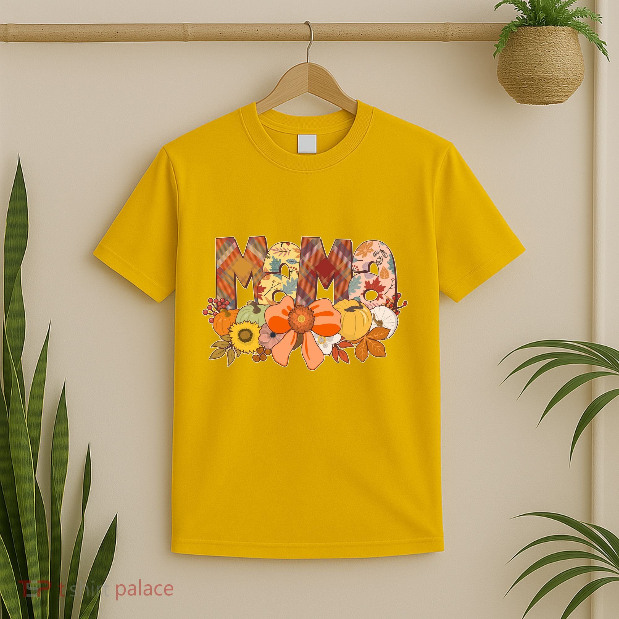 Cute Autumn Mama Fall Lover T-Shirt