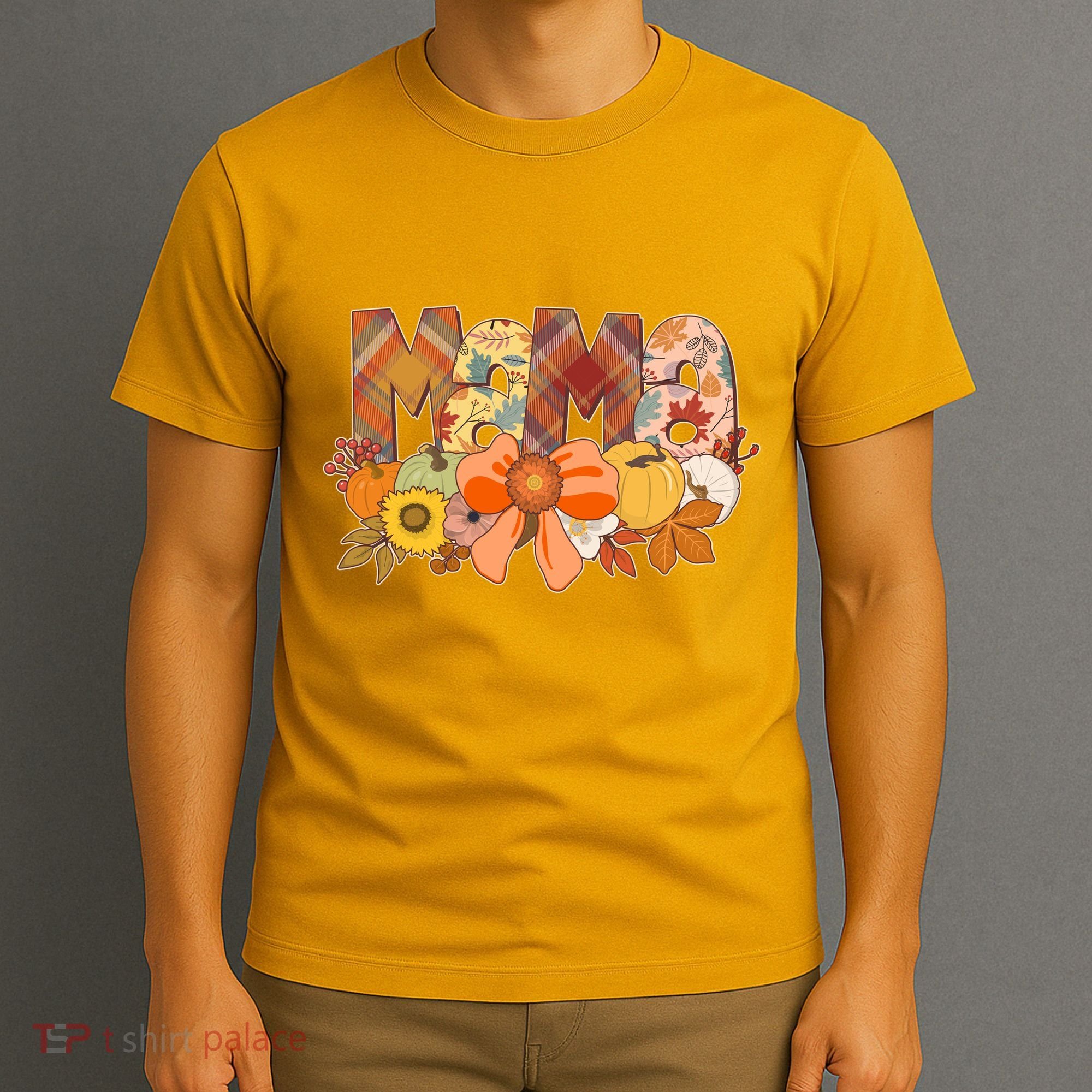 Cute Autumn Mama Fall Lover T-Shirt