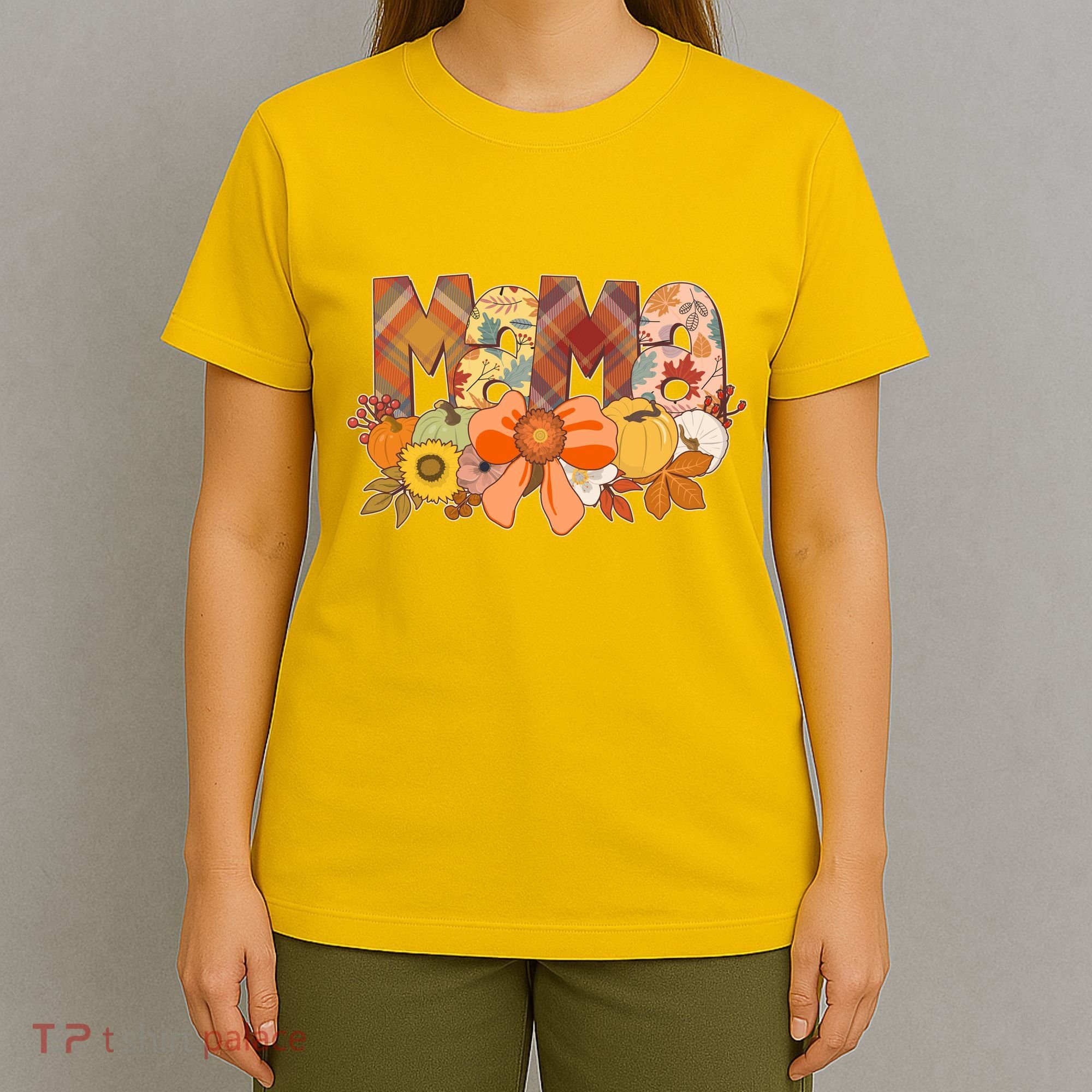 Cute Autumn Mama Fall Lover T-Shirt