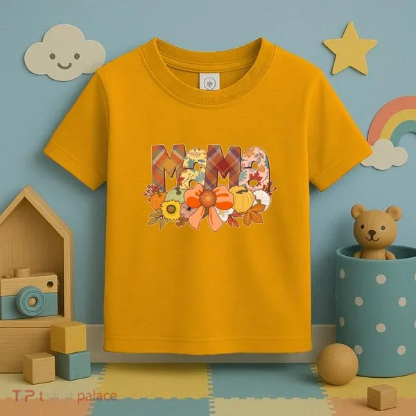 Cute Autumn Mama Fall Lover Toddler T-Shirt