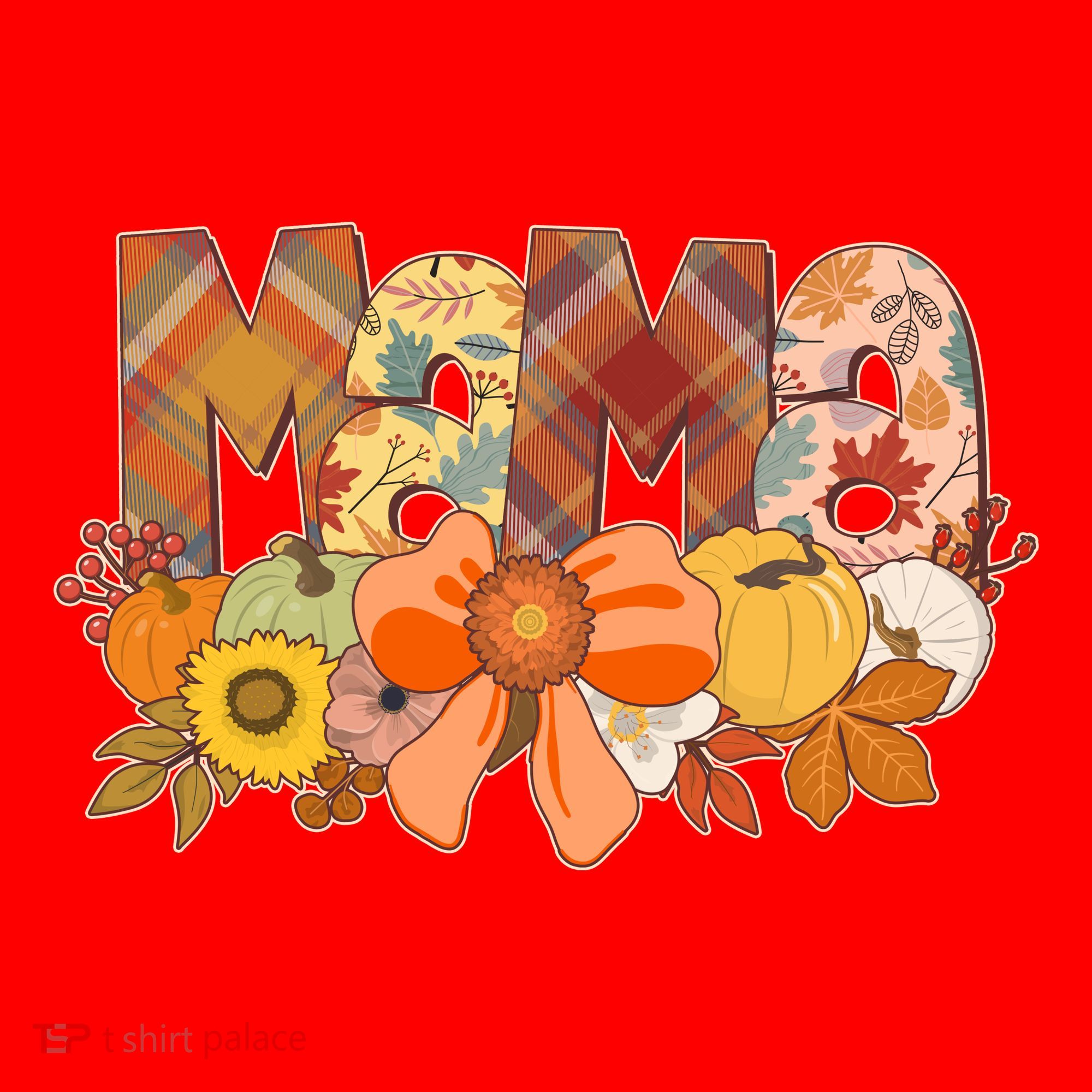 Cute Autumn Mama Fall Lover Santa Hat