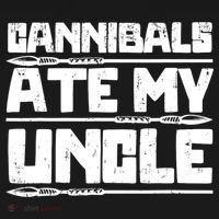 Cannibals Ate My Uncle Biden Funny Saying Apron thumb 3