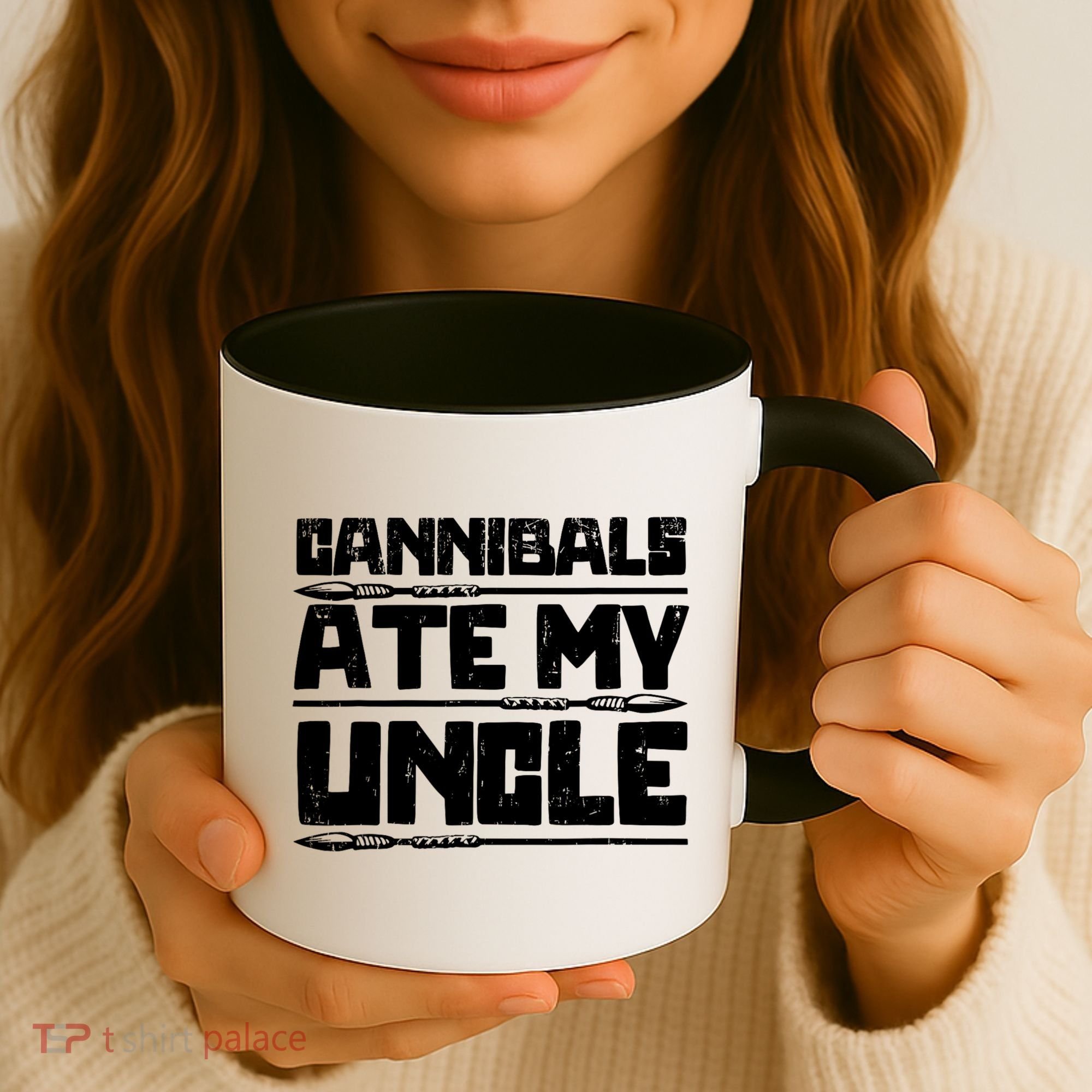 Cannibals Ate My Uncle Biden Funny Saying Coffee Mug