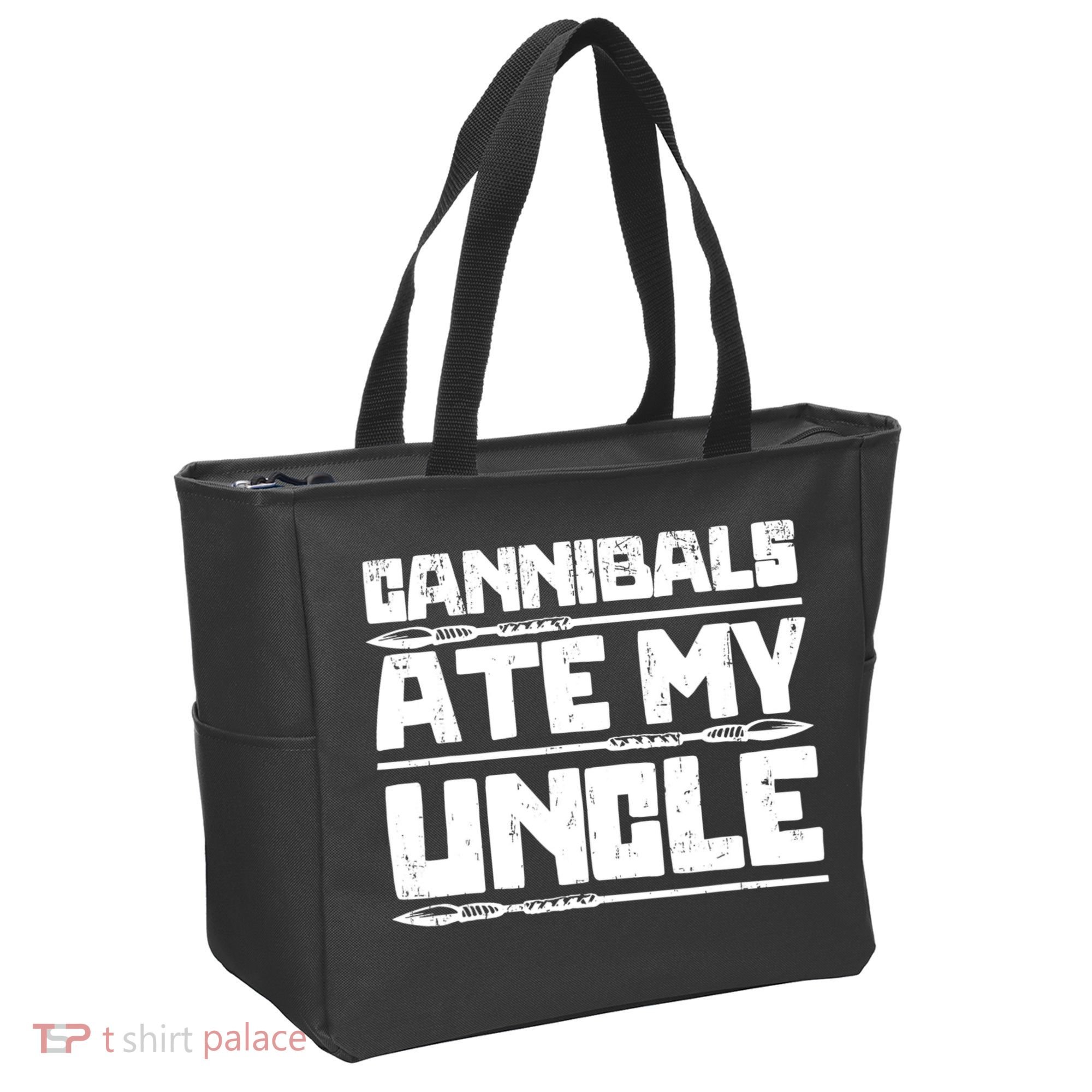 Cannibals Ate My Uncle Biden Funny Saying Tote Bag