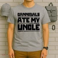 Cannibals Ate My Uncle Biden Funny Saying T-Shirt thumb 6