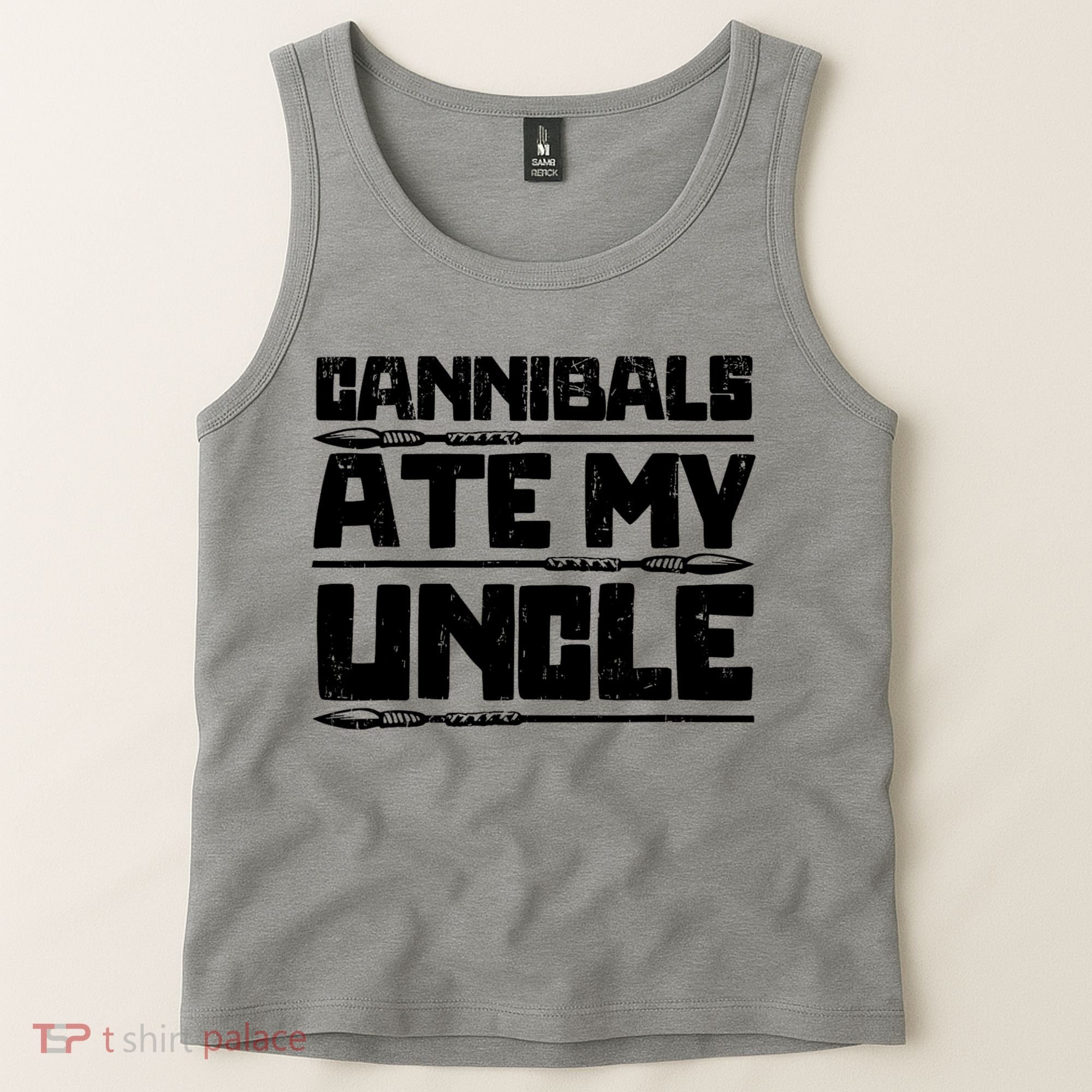 Cannibals Ate My Uncle Biden Funny Saying Tank Top