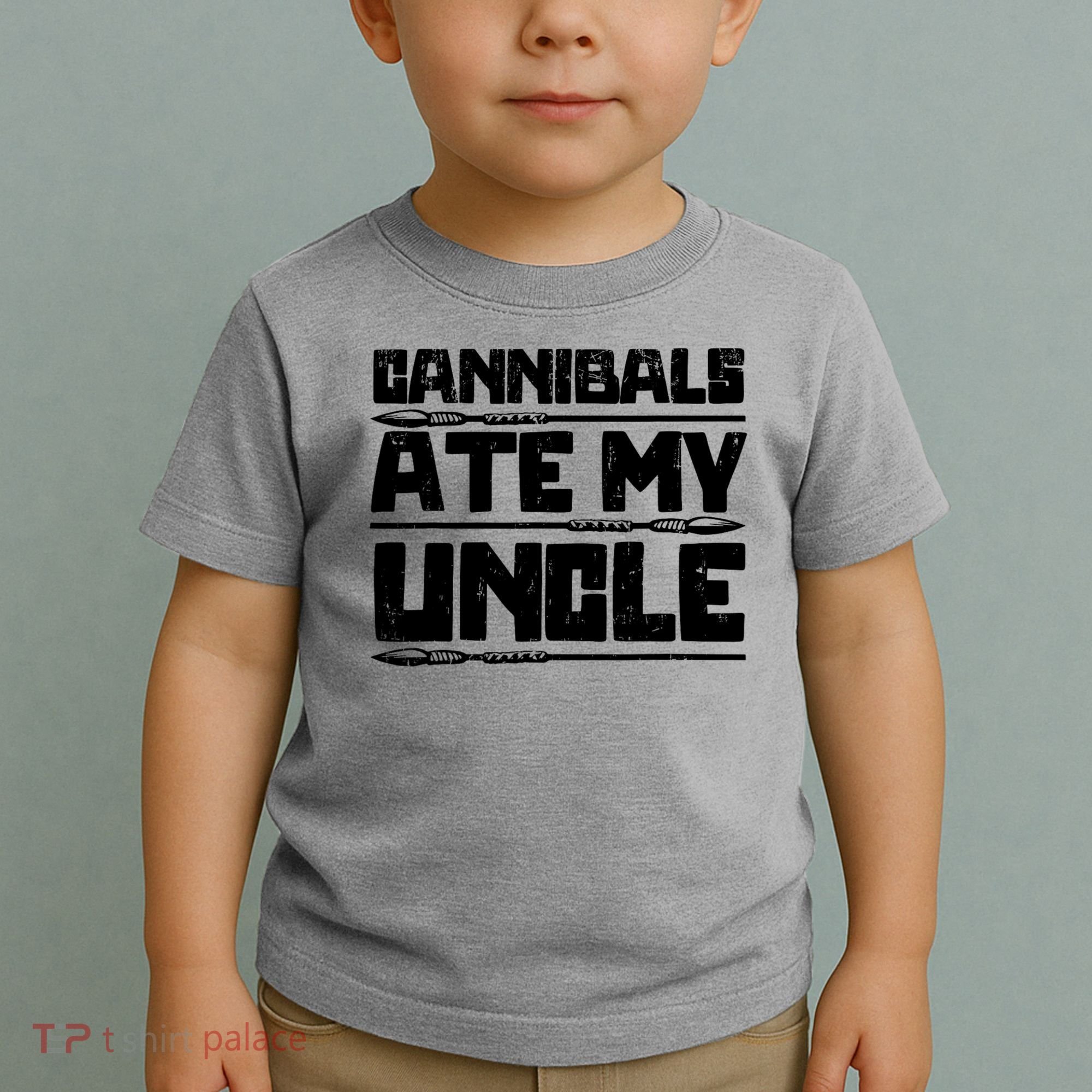 Cannibals Ate My Uncle Biden Funny Saying Toddler T-Shirt