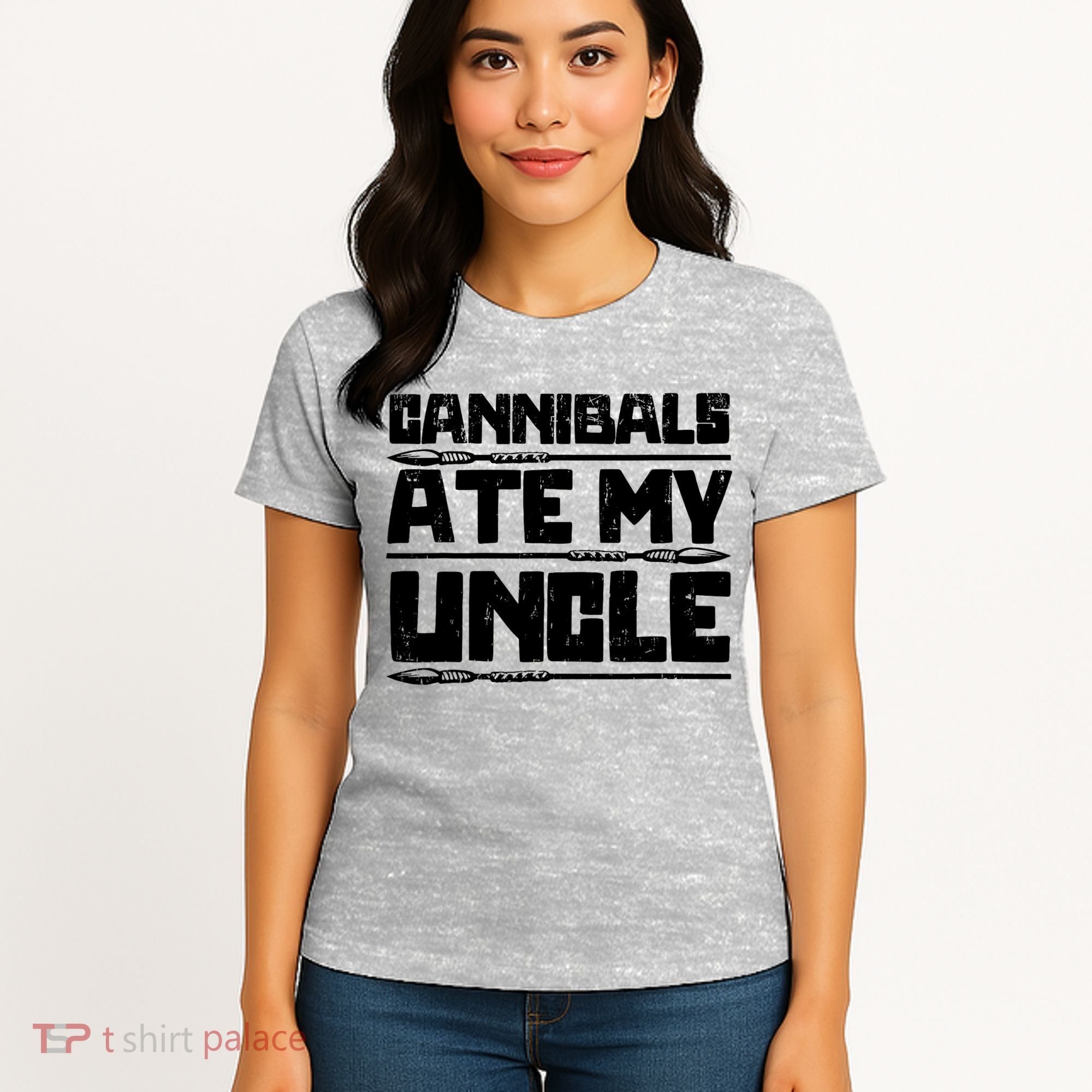 Cannibals Ate My Uncle Biden Funny Saying Women's T-Shirt
