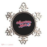 Cute American Made American USA Flag Heart Ornament thumb 0