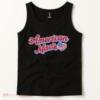 Cute American Made American USA Flag Heart Tank Top thumb 2