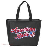 Cute American Made American USA Flag Heart Tote Bag thumb 0