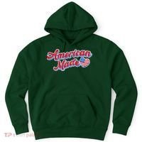 Cute American Made American USA Flag Heart Hoodie thumb 0