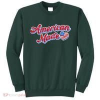 Cute American Made American USA Flag Heart Sweatshirt thumb 0